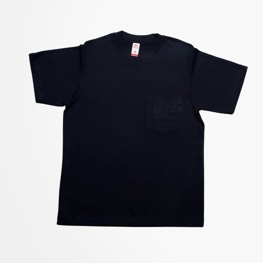 Paya St. Coffee Pocket Tee in Black